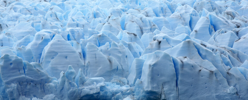 Chile, Southern Patagonia, Torres Del Paine National Park. Panoramic view of the Grey Glacier.