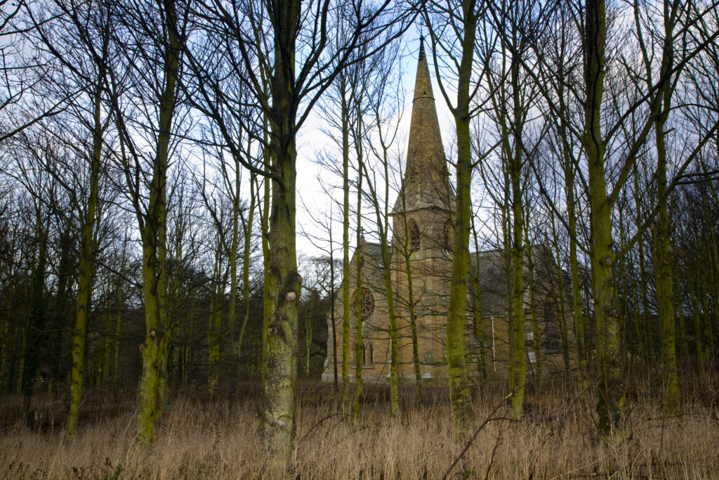 Scotland, Scottish Borders, Ayton. The new parish church in the village of Ayton.