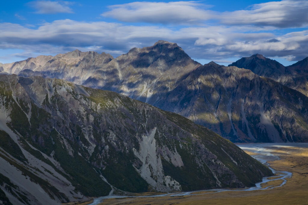 New Zealand, Canterbury, Mt Cook National Park.