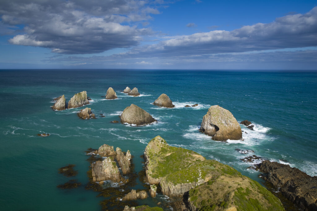 New Zealand, Southland, The Catlins. Nugget Point, located at the northern end of the Catlins coast.