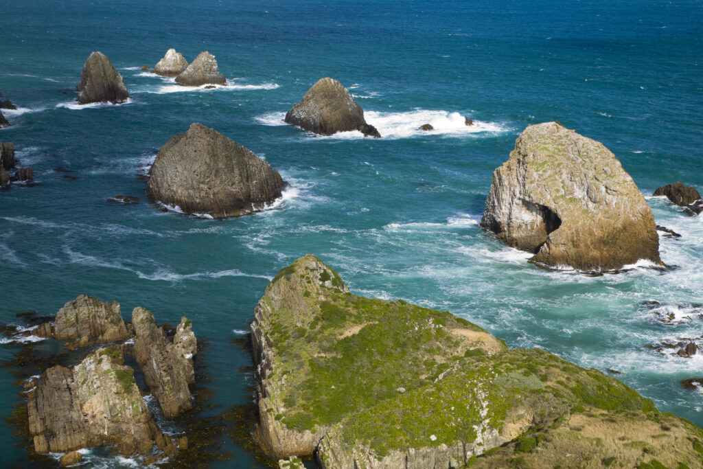 New Zealand, Southland, The Catlins. Nugget Point, located at the northern end of the Catlins coast.