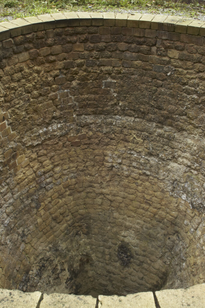 England, Shropshire, Wenlock Edge. Knowle Quarry Lime Kilns located in the National Trust area near Much Wenlock and the West Midlands.