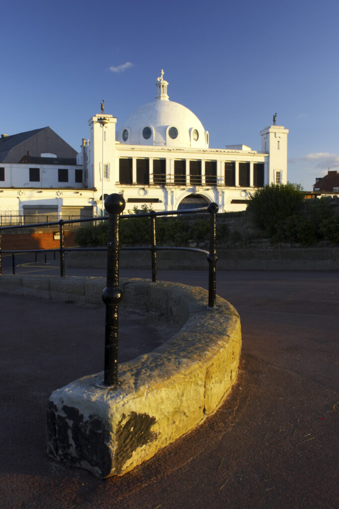 England Tyne and Wear, Whitley Bay. The local landmark of the Spanish City, near the Whitley Bay sea front.