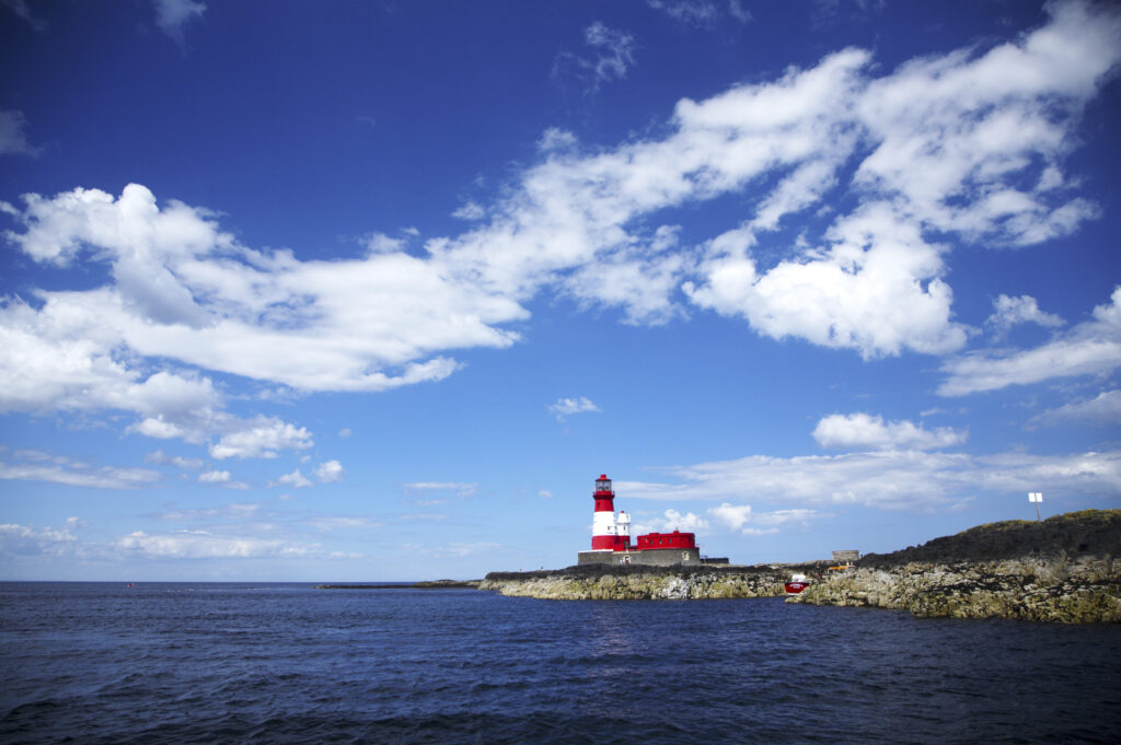 England Northumberland Farne Islands A lighthouse on the Farne Islands, part of the Northumberland Heritage Coast