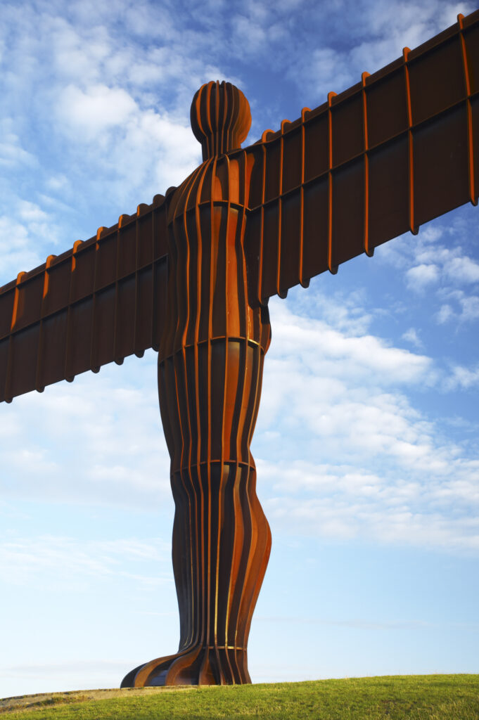 England, Tyne and Wear, Angel of the North. The Angel of the North statue near the cities of Gateshead and Newcastle Upon Tyne