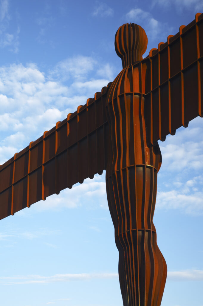 England, Tyne and Wear, Angel of the North. The Angel of the North statue near the cities of Gateshead and Newcastle Upon Tyne
