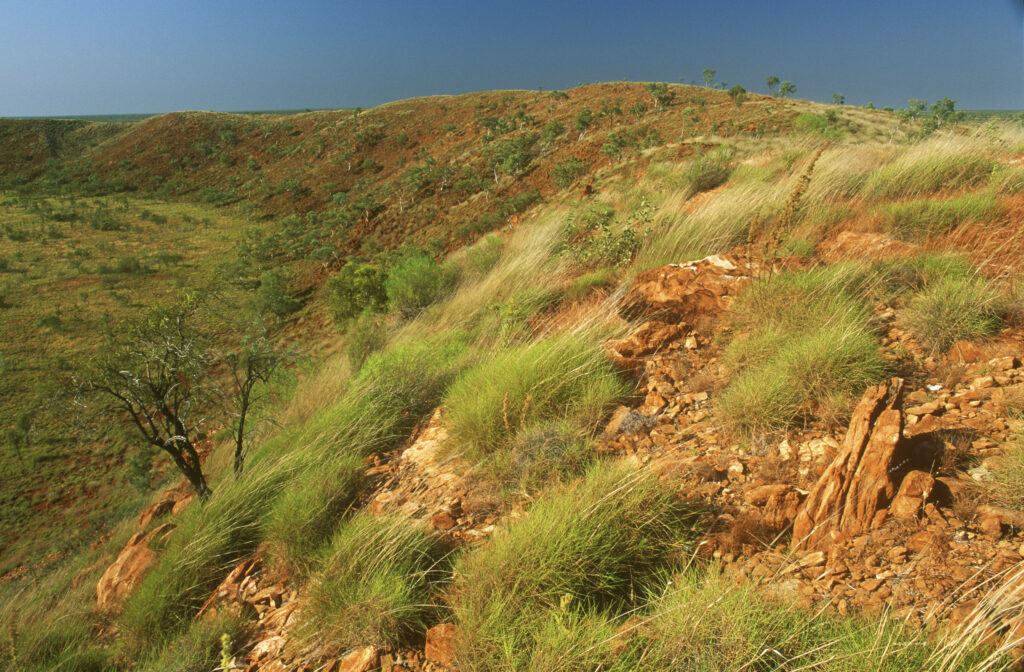 AUSTRALIA, Western Australia, Wolfe Creek Crater National Park. The worlds second largest meteorite crater located within the outback.