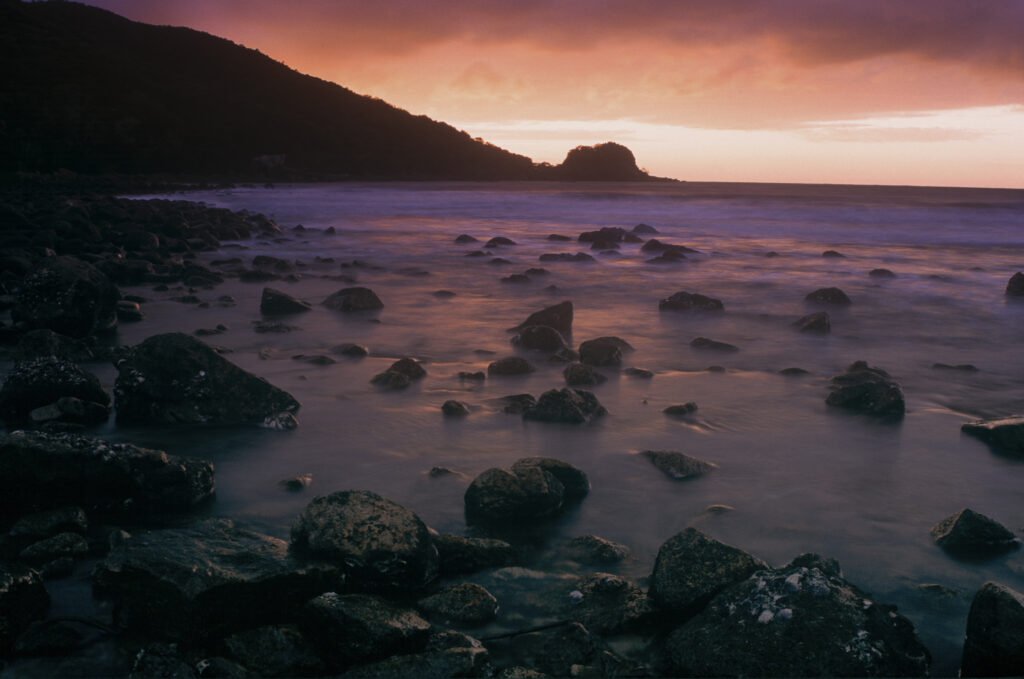 AUSTRALIA, Queensland, Hinchinbrook Island National Park. The pre dawn colours of the Sunken Reef Bay