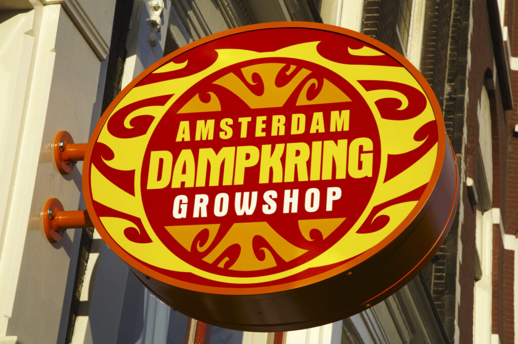 Netherlands, North Holland, Amsterdam. A Cannabis / Marijuana cultivation and head shop in Amsterdam City.