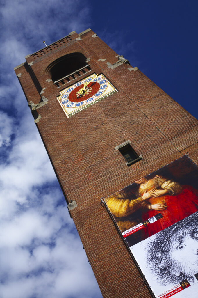 Netherlands, North Holland, Amsterdam. The Beurs van Berlage building built by Hendrik Petrus Berlage, in the heart of Amsterdam City.
