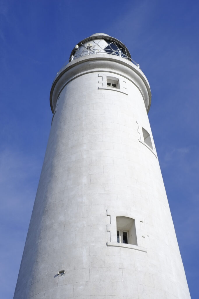 England, Tyne & Wear, St Marys Island & Lighthouse. St Mary's Island and Lighthouse near the town of Whitley Bay & the Northumberland Coast.
