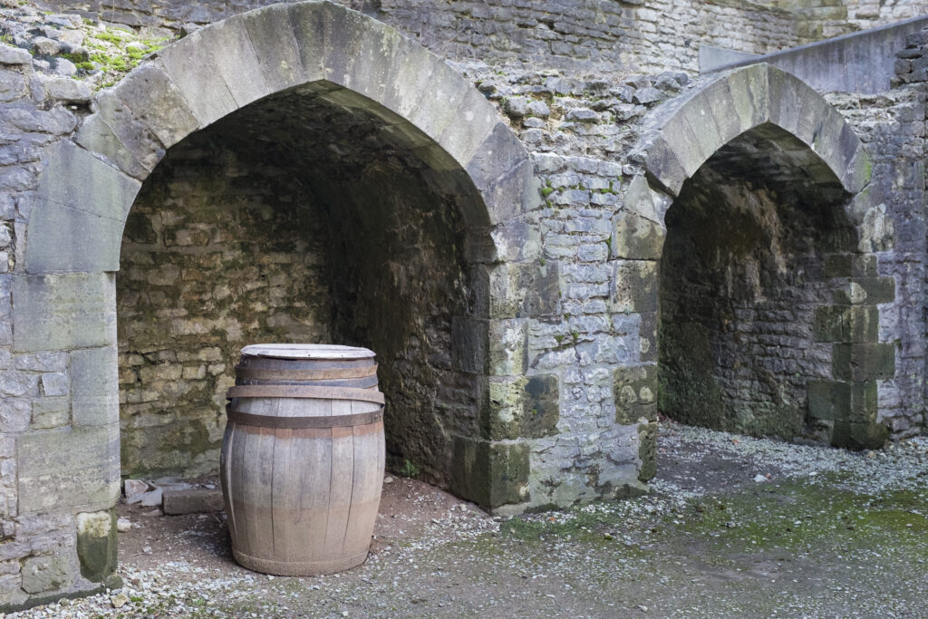 England, West Midlands, Dudley. Dudley Castle, an historic ruined castle and house with a zoo in its grounds.