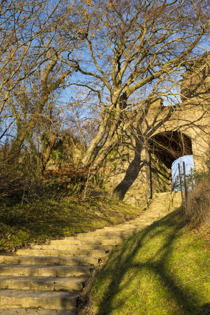 England, West Midlands, Dudley. Dudley Castle, an historic ruined castle and house with a zoo in its grounds.