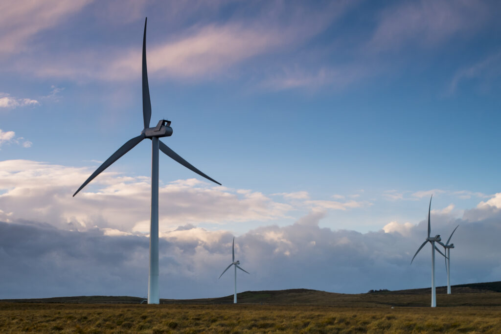 England, Northumberland, Green Rigg Wind Farm. Wind Turbines at Green Rigg, nr Ridsdale in Northumberland, UK.