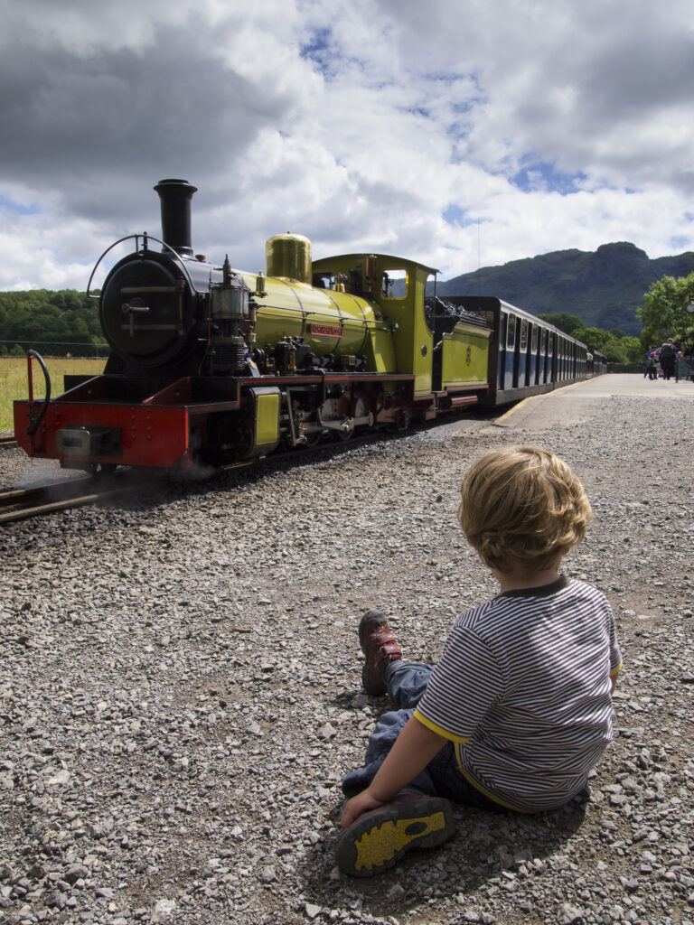 England, Cumbria, Lake District National Park . Ravenglass & Eskdale Railway.