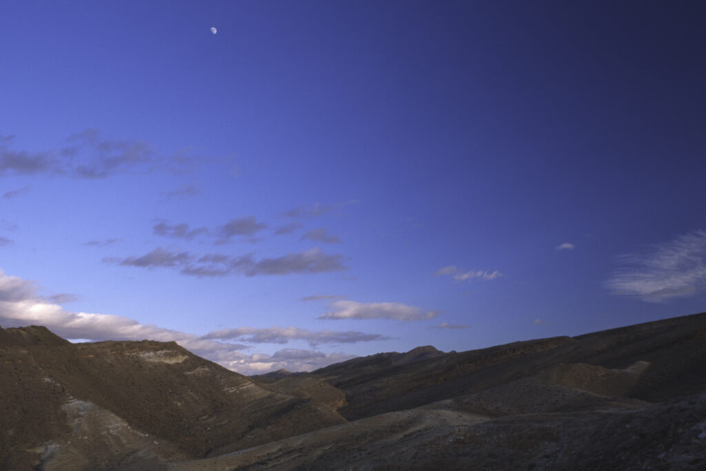 TUNISIA, Chebika Region, Tamerza. The sprawling landscape of the mountains surrounding the town.