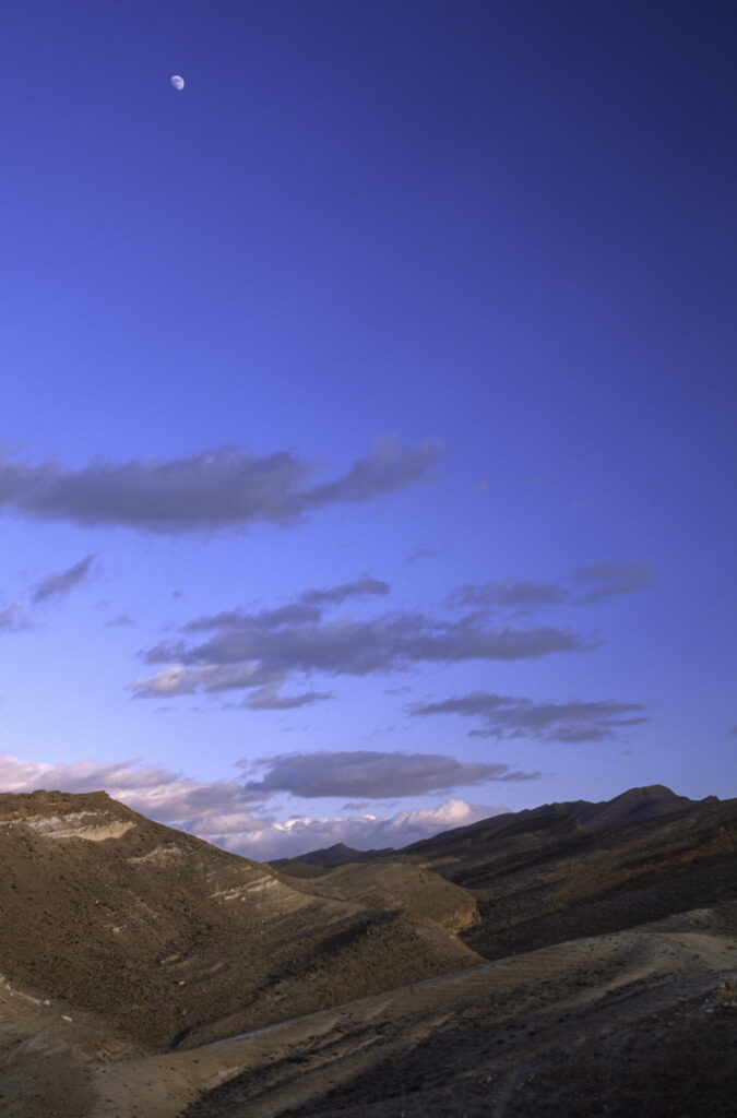 TUNISIA, Chebika Region, Tamerza. The sprawling landscape of the mountains surrounding the town.