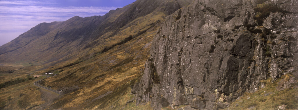 SCOTLAND, Scottish Highlands, Glen Coe. The sprawling mountains and landscape of Glen Coe.