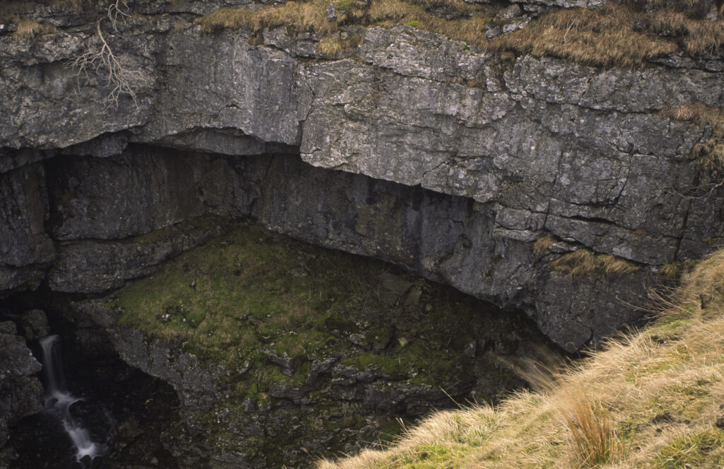 ENGLAND, Yorkshire, Yorkshire Dales National Park. A cave system found in the hills above horton in ribblesdale.
