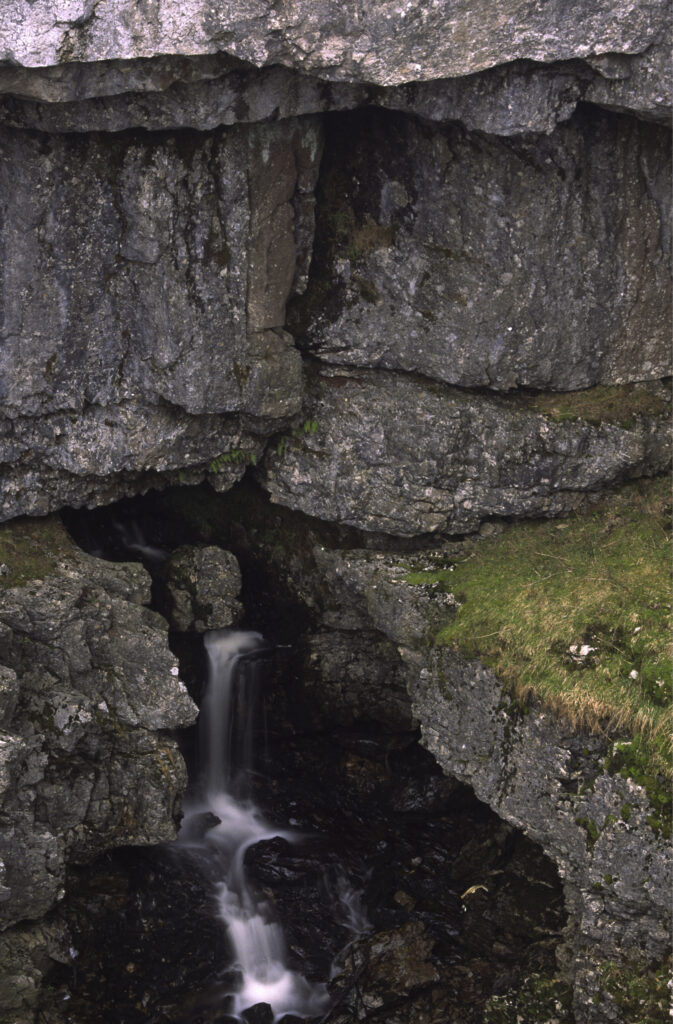 ENGLAND, Yorkshire, Yorkshire Dales National Park. A cave system found in the hills above horton in ribblesdale.