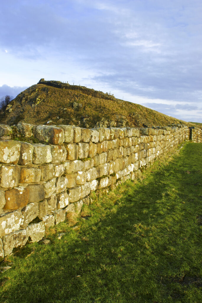 ENGLAND, Northumberland, Hadrians Wall. The world heritage site of Hadrians Wall near the town of Haltwhistle