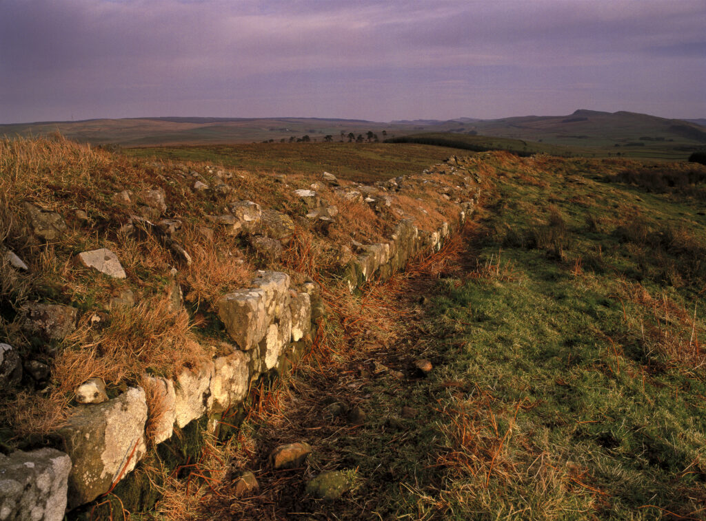 ENGLAND, Northumberland, Hadrians Wall. The world heritage site near the town of Haltwhistle