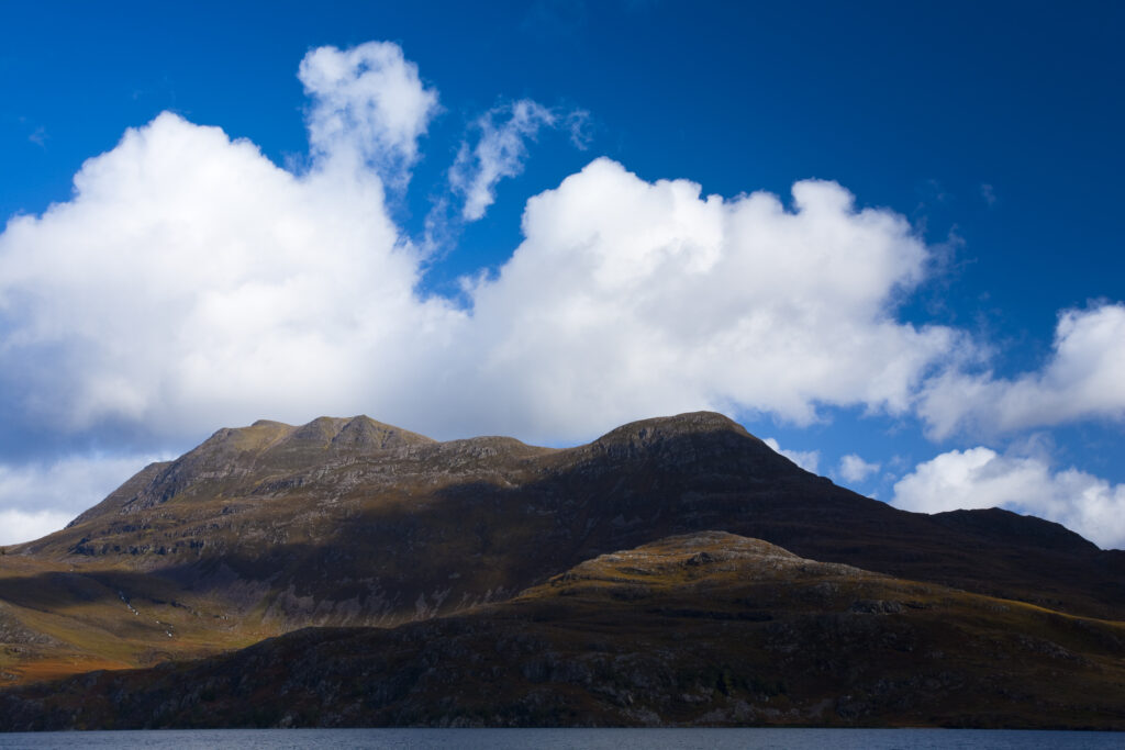 Scotland, Scottish Highlands, Beinn Eighe NNR. Slioch, a mountain alongside Loch Maree in the Beinn Eighe National Nature Reserve which was Britain's first National Nature Reserve.