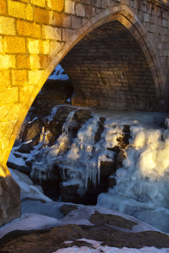 Scotland, Aberdeenshire, Linn of Dee. The bridge over the Linn Of Dee near Braemar, was built by the fifth Earl of Fife and opened by Queen Victoria in September 1857