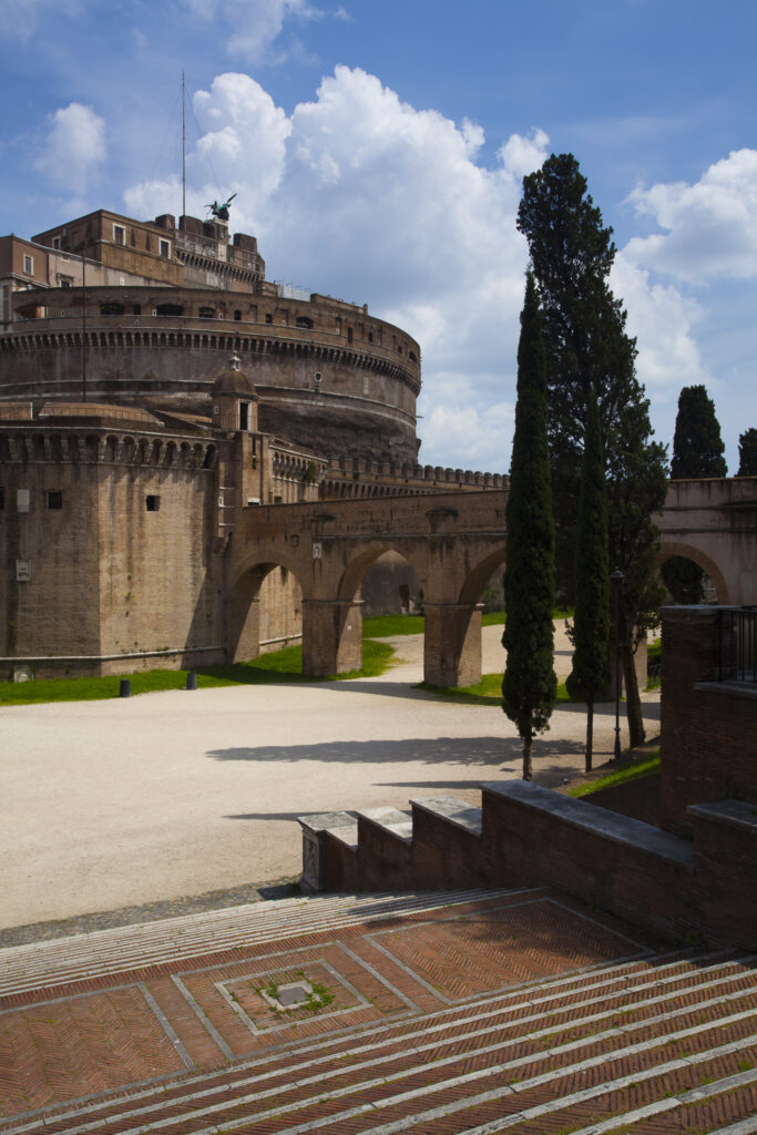 Italy, Lazio, Rome. Castel Sant'Angelo (also known as 'The Mausoleum of Hadrian')