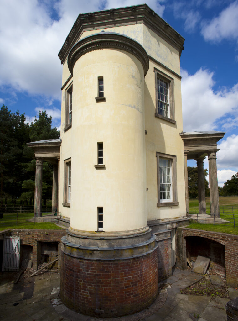 England, Staffordshire, Shugborough Hall. The Tower of the Winds at the National Trust Shugborough Estate.