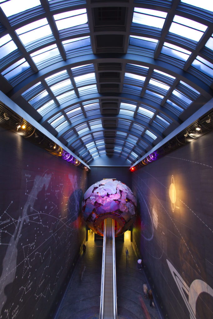 England, London, The Royal Borough of Kensington and Chelsea, Natural History Museum. The Visions of Earth exhibition in the Natural History Museum, London.