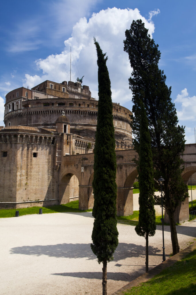 Italy, Lazio, Rome. Castel Sant'Angelo (also known as 'The Mausoleum of Hadrian')