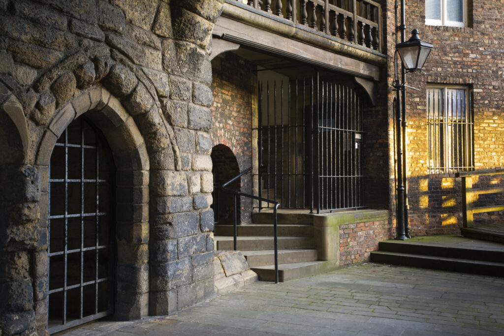 England, Tyne & Wear, Newcastle Upon Tyne. The great outer gateway known as the 'Black Gate' was added to the castle of Newcastle Upon Tyne by Henry III during 1247 to 1250.
