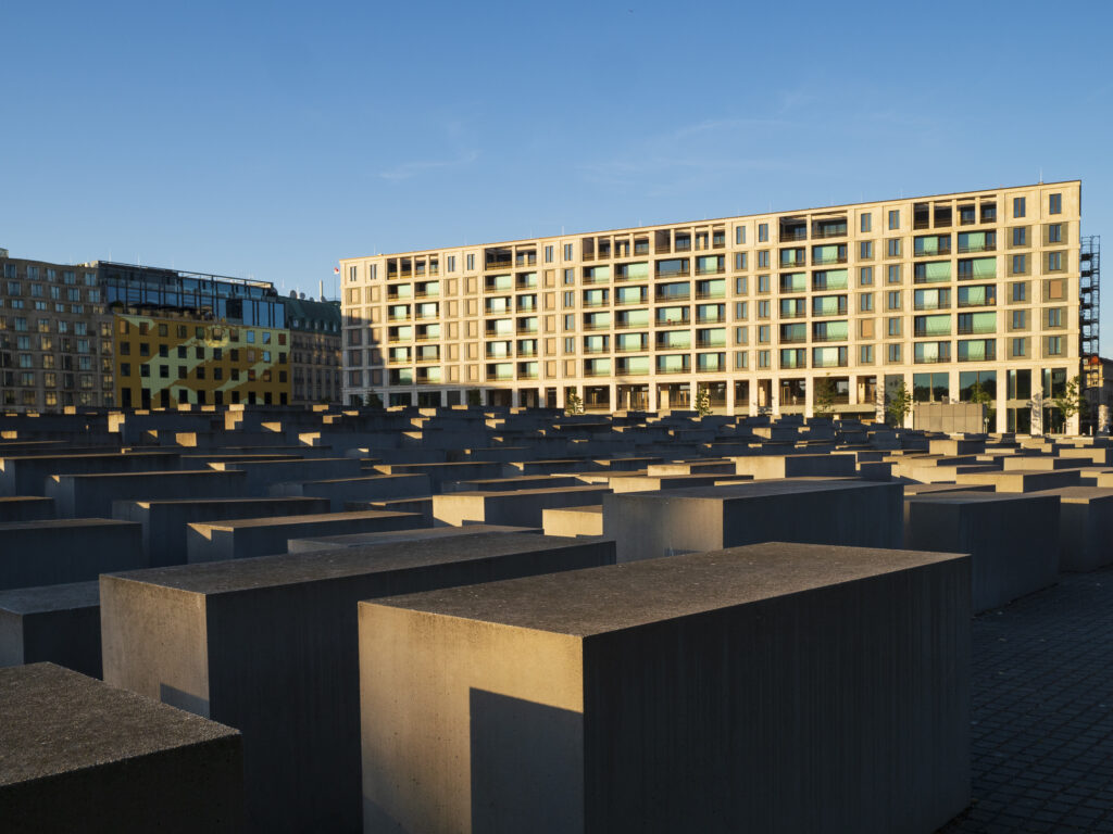 Germany, Berlin, Memorial to the Murdered Jews of Europe. The Memorial to the Murdered Jews of Europe also known as the Holocaust Memorial.