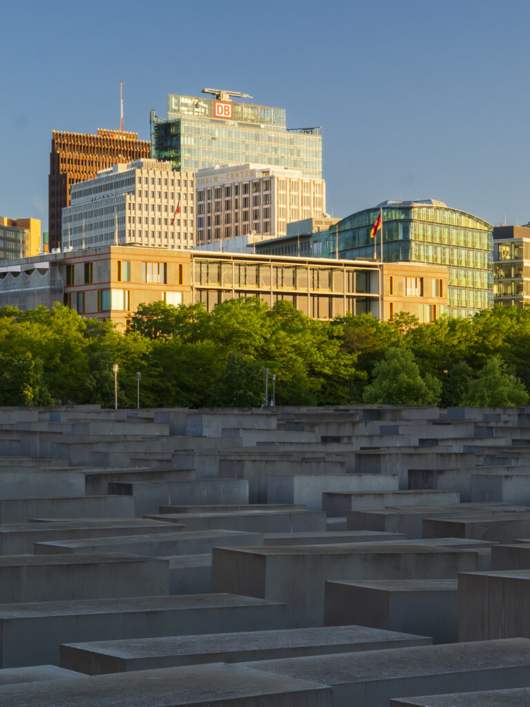 Germany, Berlin, Memorial to the Murdered Jews of Europe. The Memorial to the Murdered Jews of Europe also known as the Holocaust Memorial.