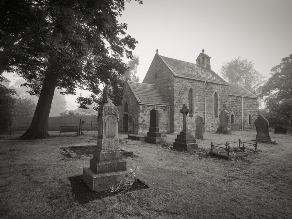 England, Northumberland, Seaton Delaval. Our Lady Church, a small Saxon church near Seaton Delaval Hall.