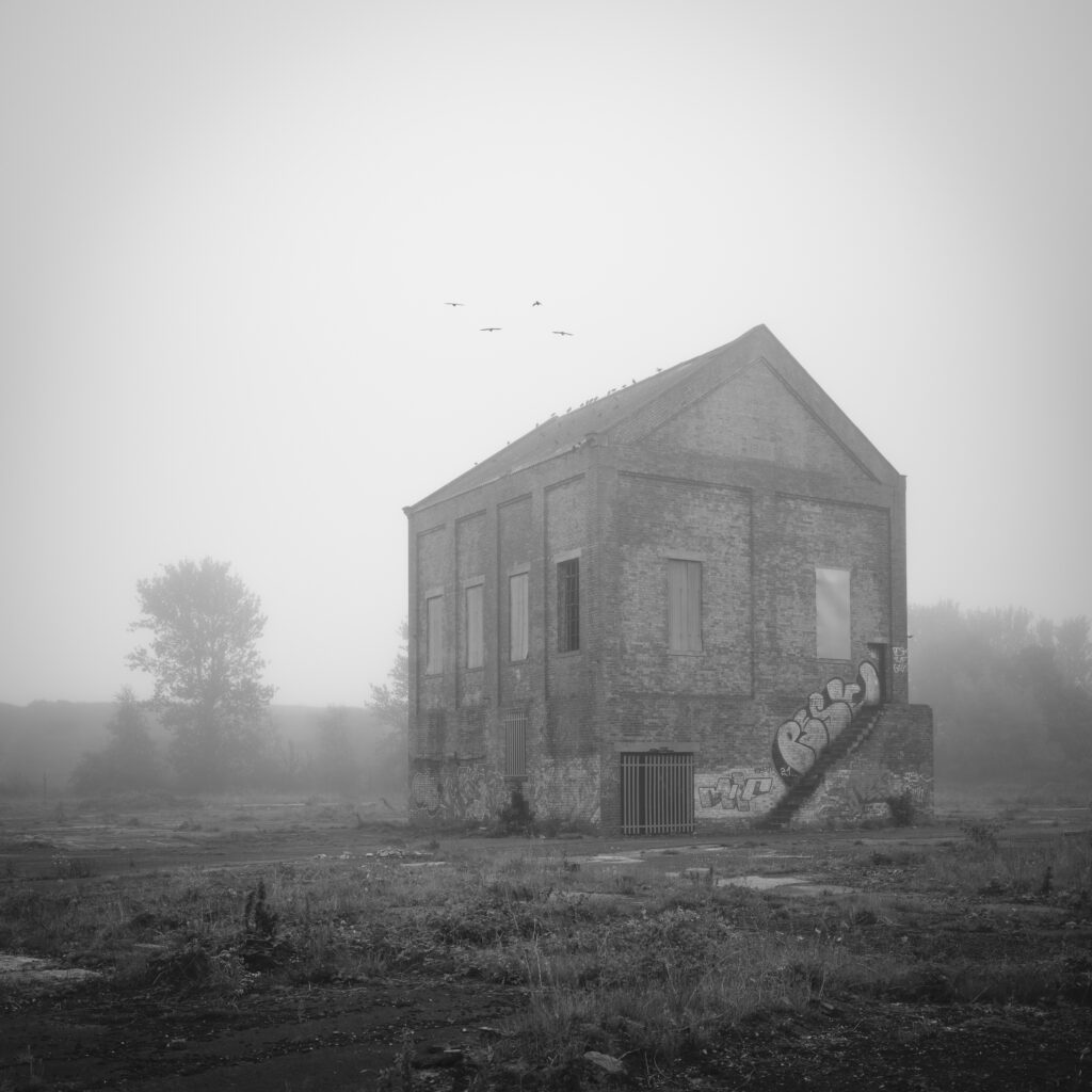 England, North Tyneside, Old Earsdon Pit. Winding House, East Holywell Colliery (Fenwick Pit), located in East Holywell near Earsdon.