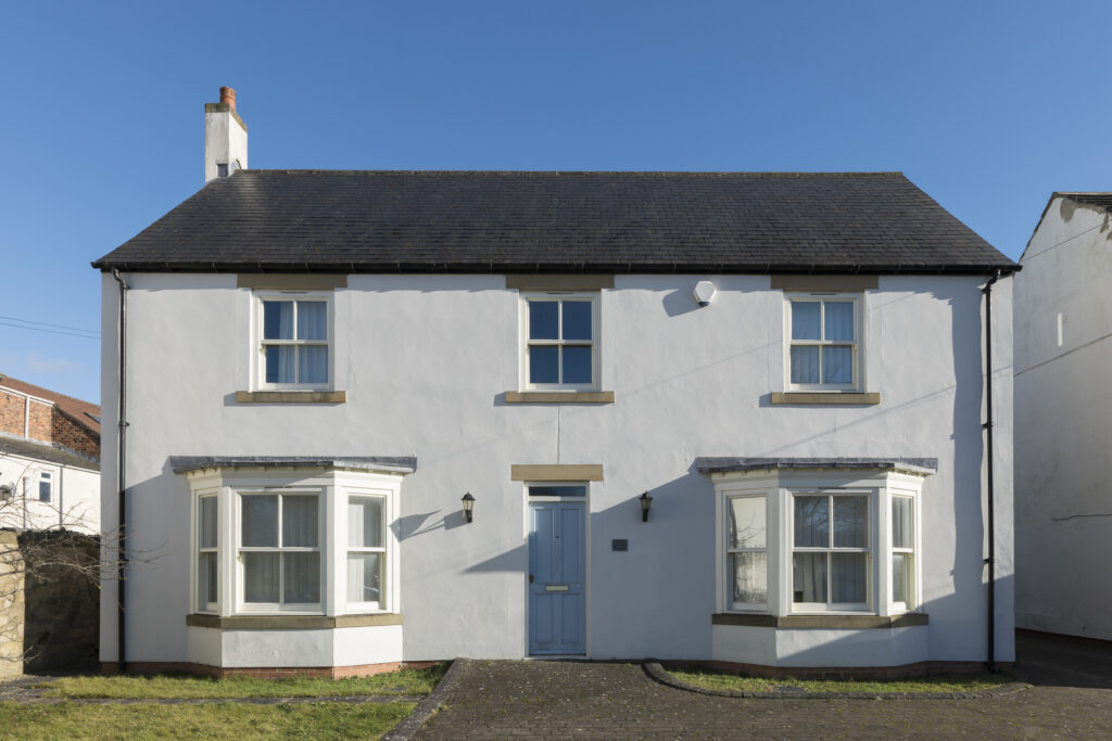 Residential property exterior used for property floor plan services