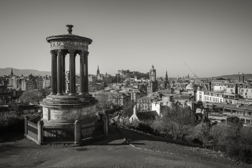 Scotland, Edinburgh, Calton Hill.